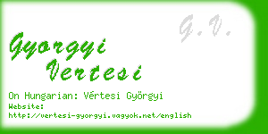 gyorgyi vertesi business card